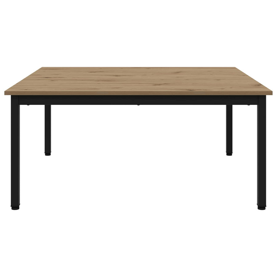 Salontafel Ambachtelijk eiken 100 x 100 x 45 cm Bewerkt hout