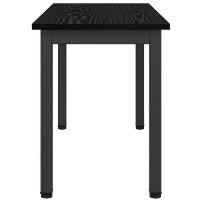 Bank Zwart Eiken 80 x 35 x 45 cm Bewerkt hout