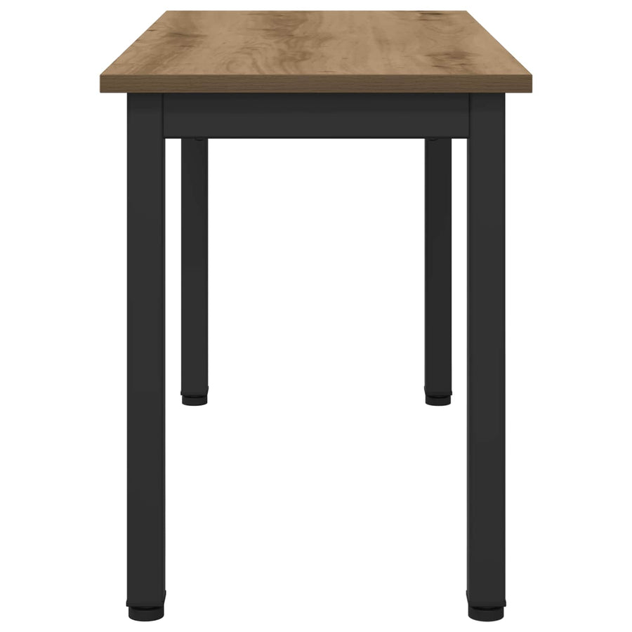 Bank Ambachtelijk eiken 80 x 35 x 45 cm Bewerkt hout