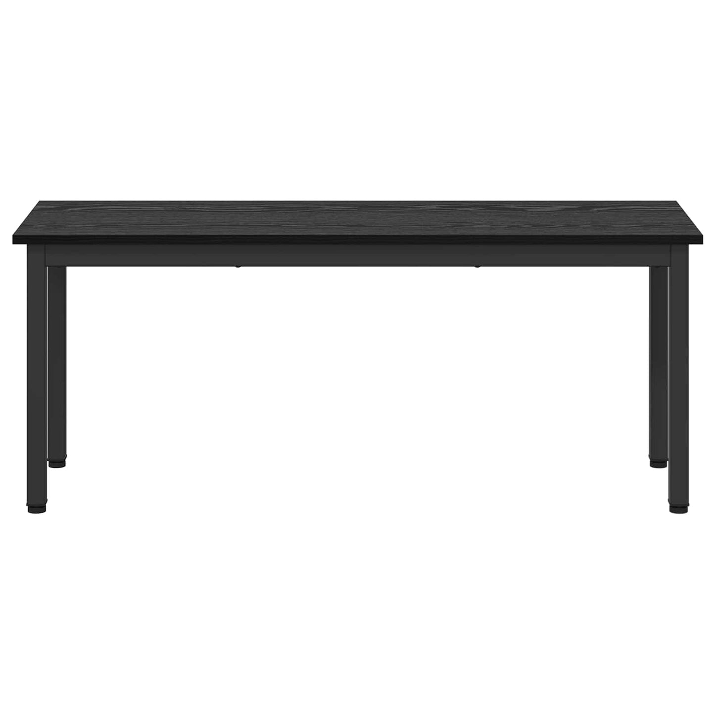Bank Zwart Eiken 110 x 35 x 45 cm Bewerkt hout