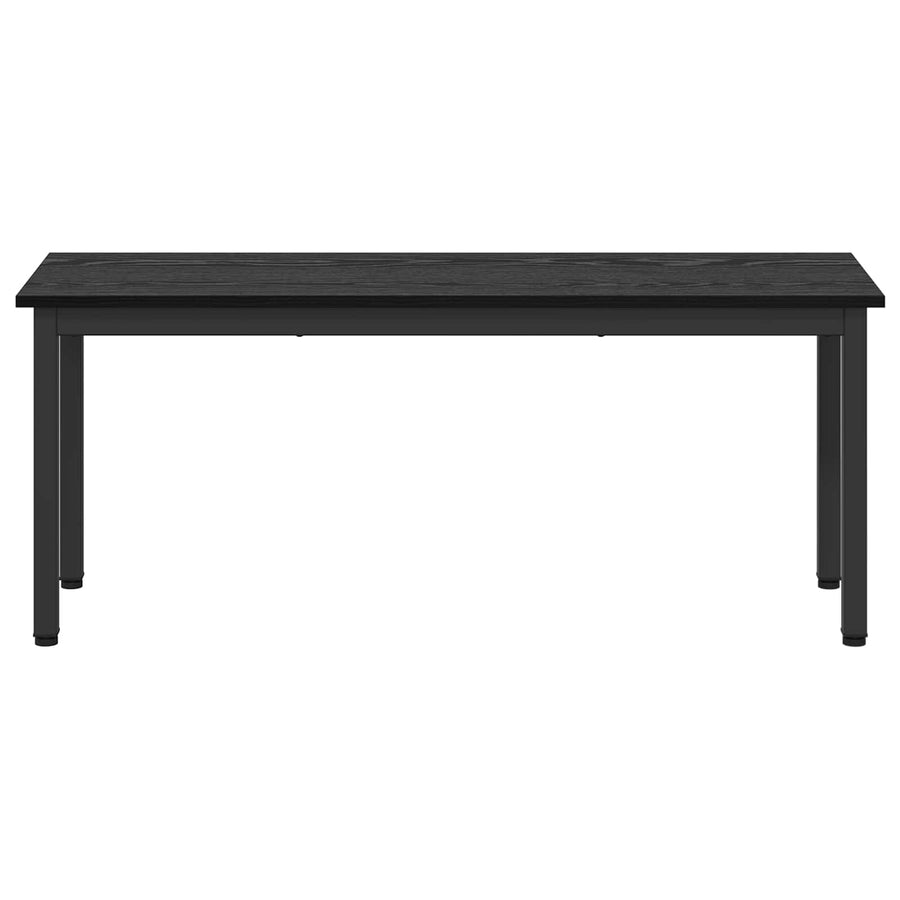 Bank Zwart Eiken 110 x 35 x 45 cm Bewerkt hout
