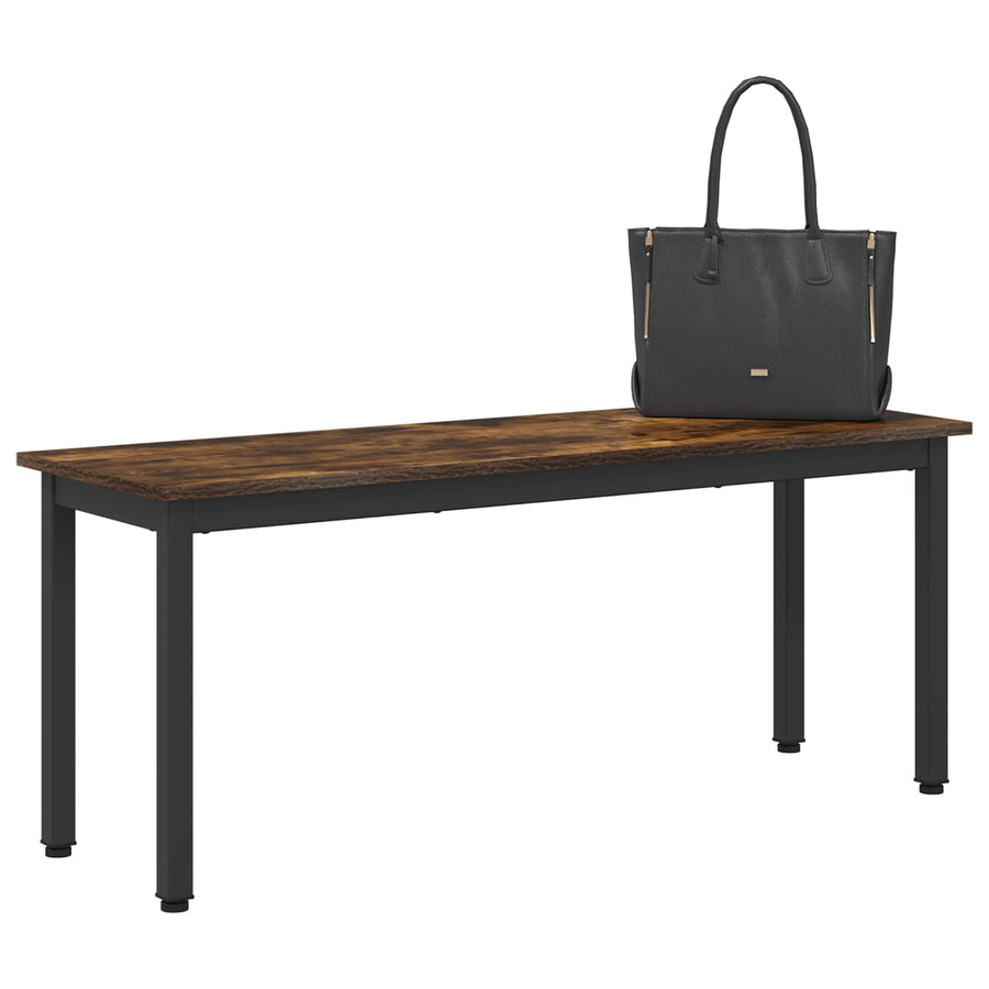 Bank Rook Eik 110 x 35 x 45 cm Bewerkt hout