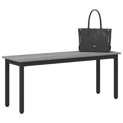 Bank Grijs Sonoma 110 x 35 x 45 cm Bewerkt hout
