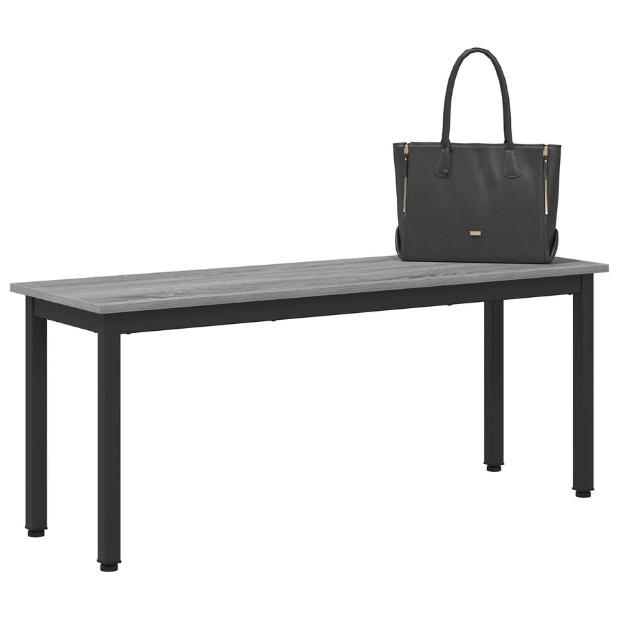 Bank Grijs Sonoma 110 x 35 x 45 cm Bewerkt hout