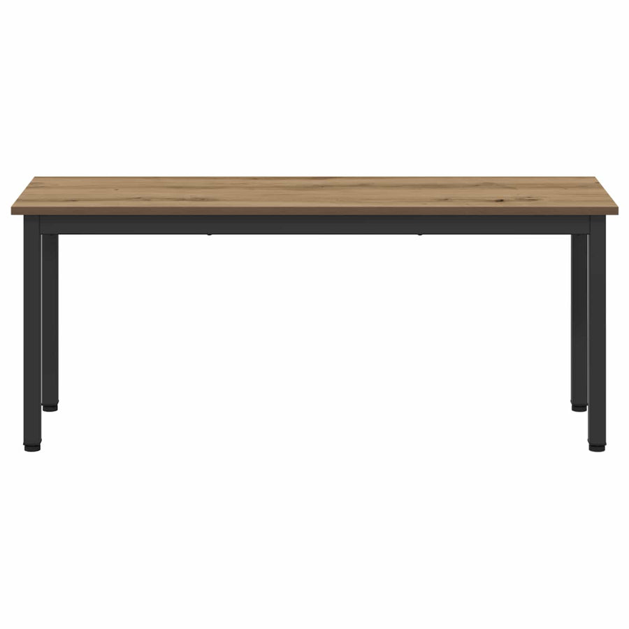 Bank Ambachtelijk eiken 110 x 35 x 45 cm Bewerkt hout