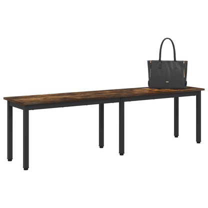 Bank Rook Eik 160 x 35 x 45 cm Bewerkt hout
