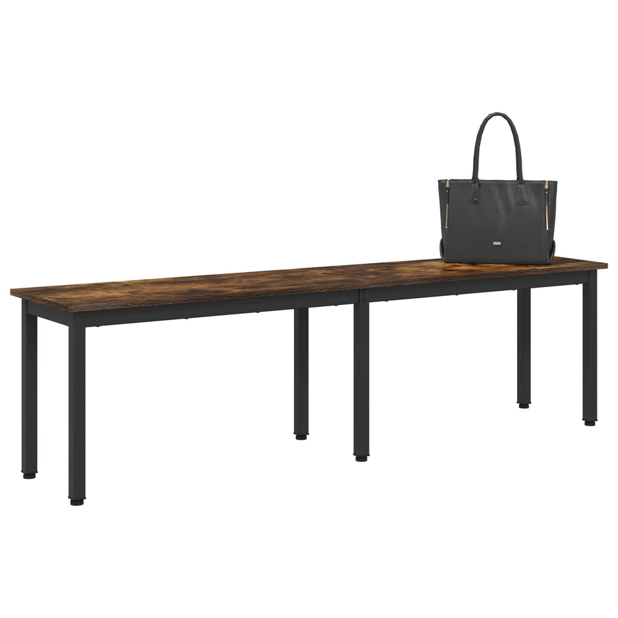 Bank Rook Eik 160 x 35 x 45 cm Bewerkt hout