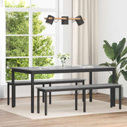 Bench Grey Sonoma 160 x 35 x 45 cm Engineered wood