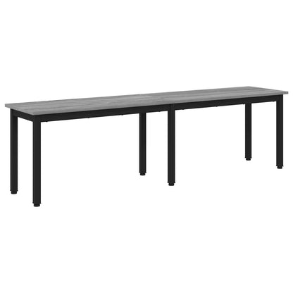 Bank Grijs Sonoma 160 x 35 x 45 cm Bewerkt hout