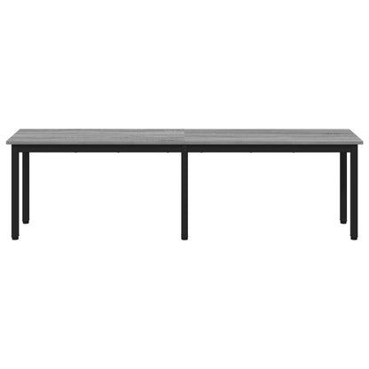 Bank Grijs Sonoma 160 x 35 x 45 cm Bewerkt hout