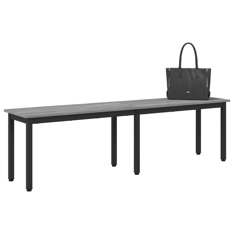 Bank Grijs Sonoma 160 x 35 x 45 cm Bewerkt hout