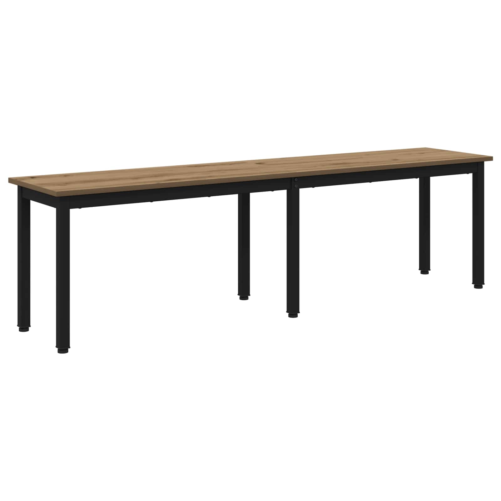 Bank Ambachtelijk eiken 160 x 35 x 45 cm Bewerkt hout