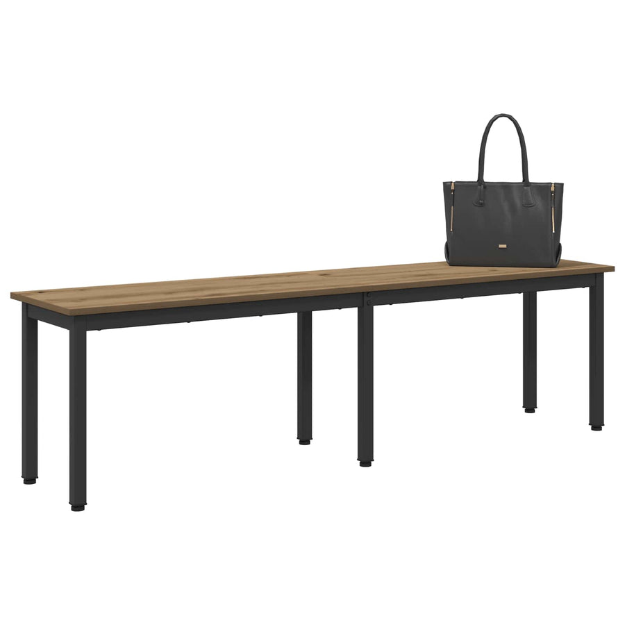 Bank Ambachtelijk eiken 160 x 35 x 45 cm Bewerkt hout