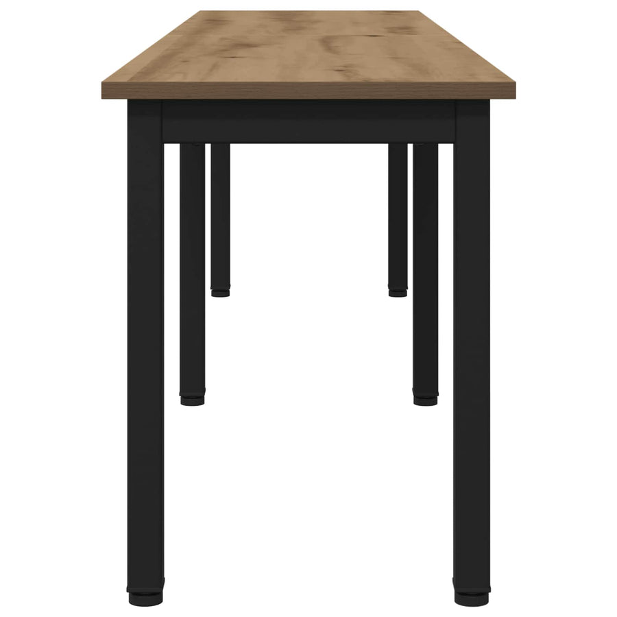 Bank Ambachtelijk eiken 160 x 35 x 45 cm Bewerkt hout