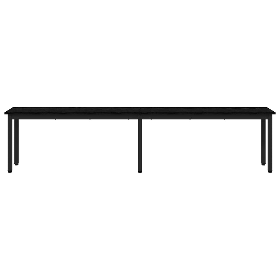 Bank Zwart Eiken 200 x 35 x 45 cm Bewerkt hout