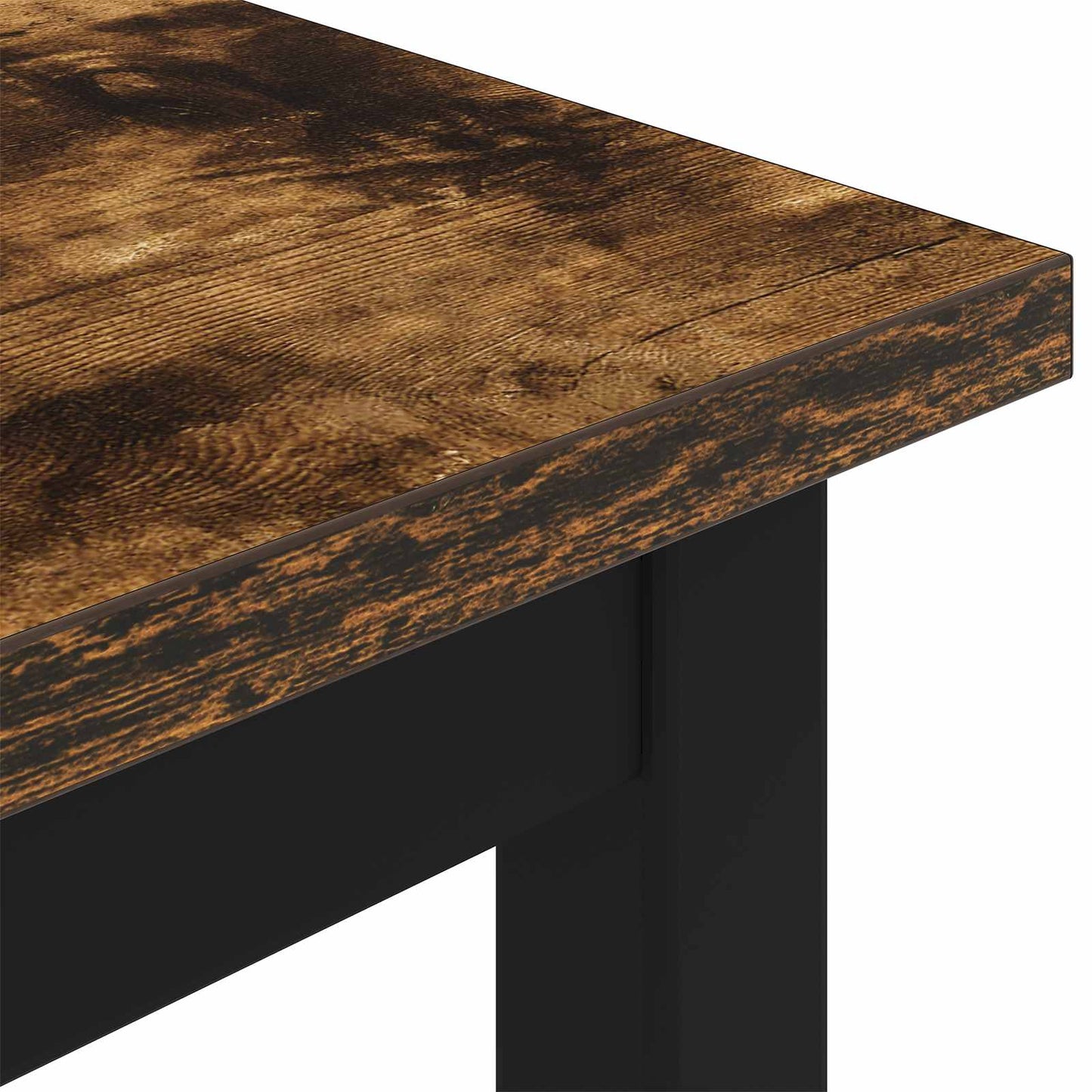 Bank Rook Eik 200 x 35 x 45 cm Bewerkt hout