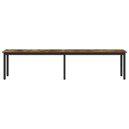 Bank Rook Eik 200 x 35 x 45 cm Bewerkt hout