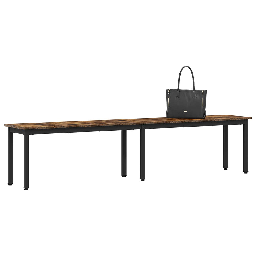 Bank Rook Eik 200 x 35 x 45 cm Bewerkt hout
