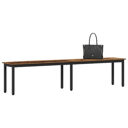 Bank Oudhout 200 x 35 x 45 cm Bewerkt hout