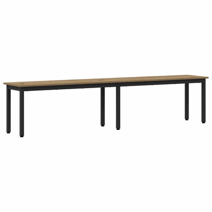 Bank Ambachtelijk eiken 200 x 35 x 45 cm Bewerkt hout