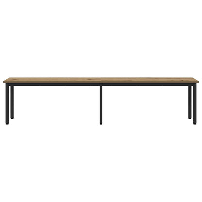 Bank Ambachtelijk eiken 200 x 35 x 45 cm Bewerkt hout