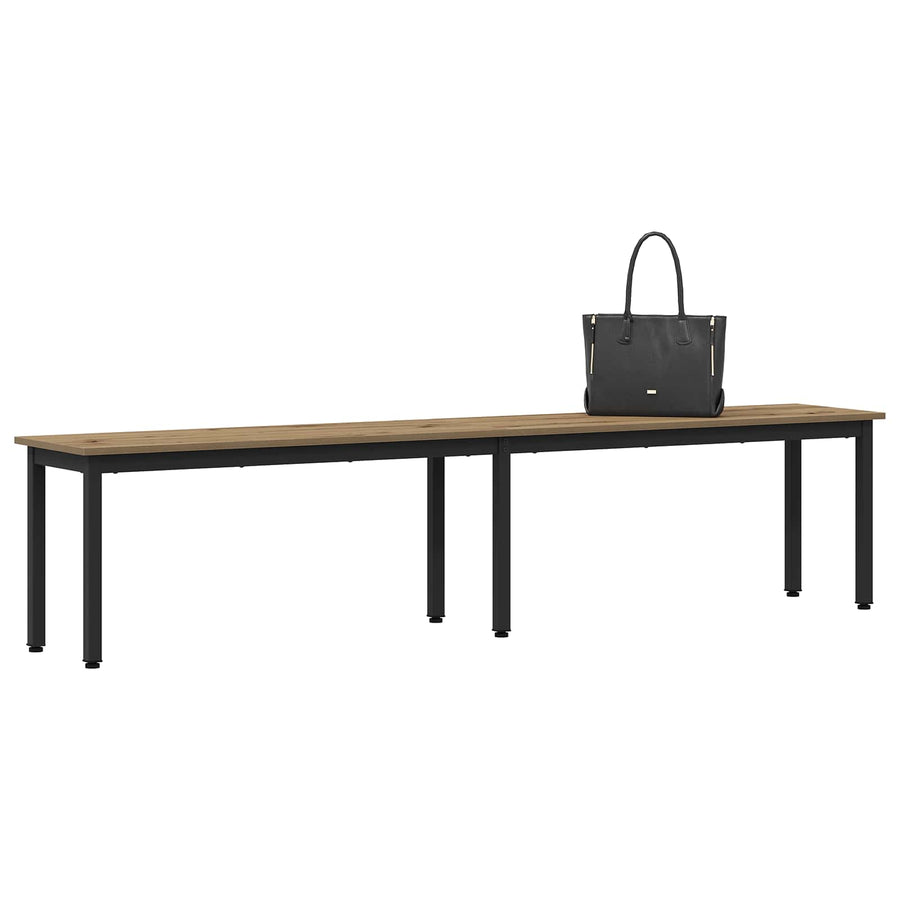 Bank Ambachtelijk eiken 200 x 35 x 45 cm Bewerkt hout