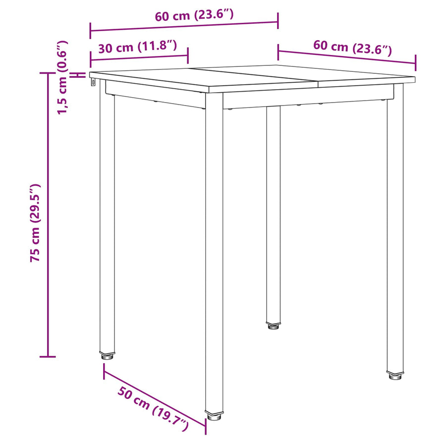 Eettafels METAAL
