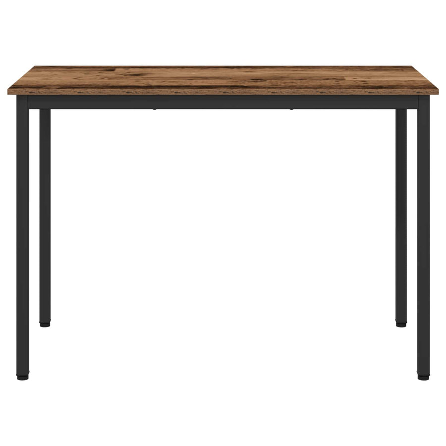 Eettafels 110 x 55 x 75 cm Bewerkt hout Oud hout Rechthoekig