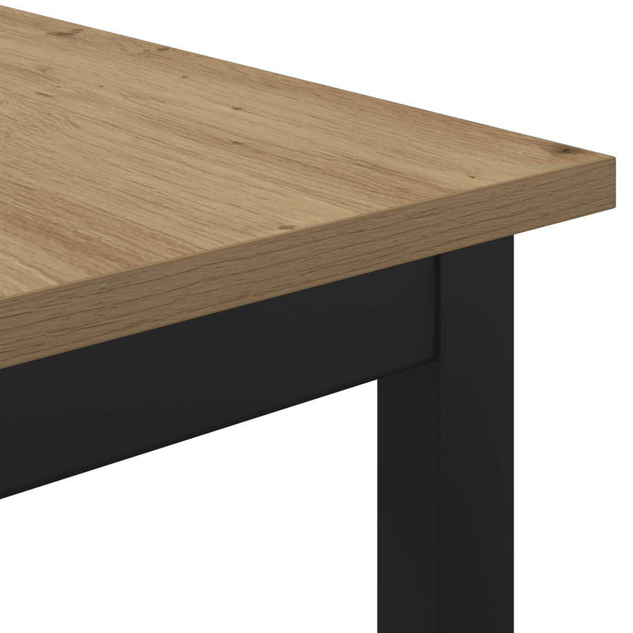 Eettafels 110 x 55 x 75 cm Bewerkt hout Artisanaal eiken