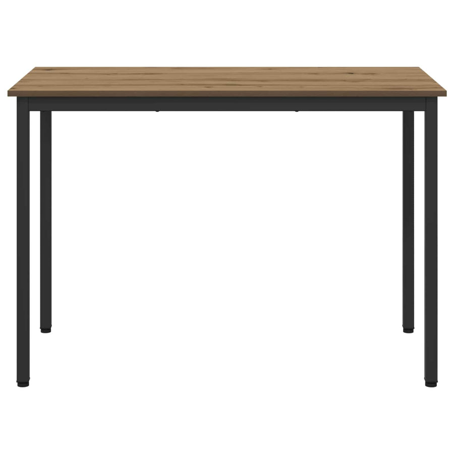 Eettafels 110 x 55 x 75 cm Bewerkt hout Artisanaal eiken
