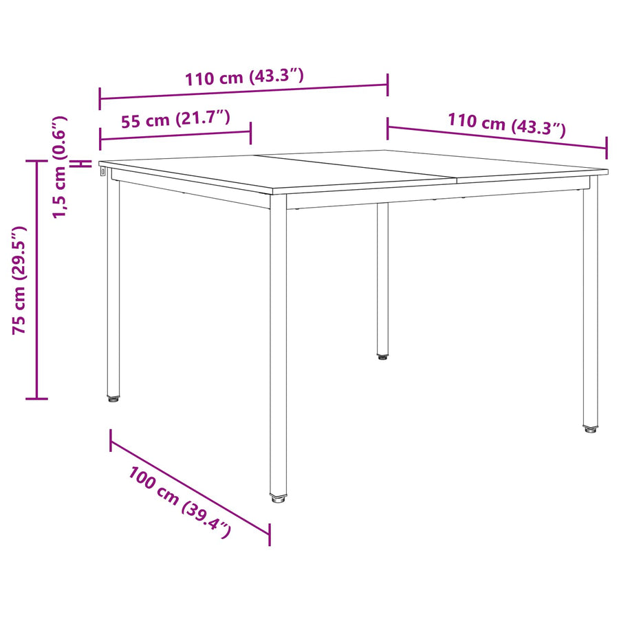 Eettafels METAAL