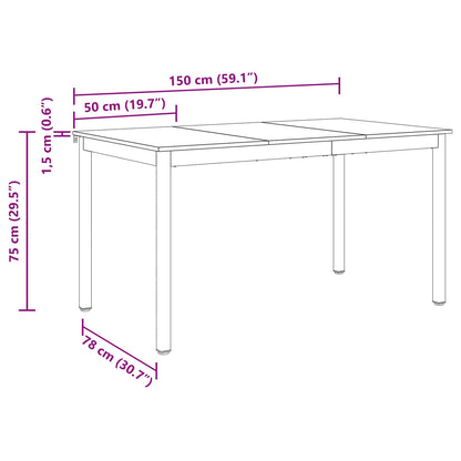 Eettafels METAAL