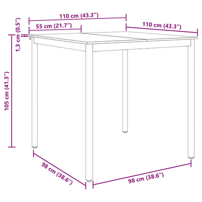 Eettafels Bewerkt hout