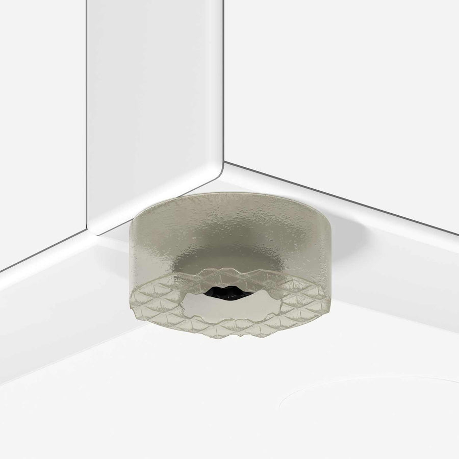 Paraplu Standaard Met Opslag Wit 25 X 24,5 X 64 Cm Bewerkt Hout