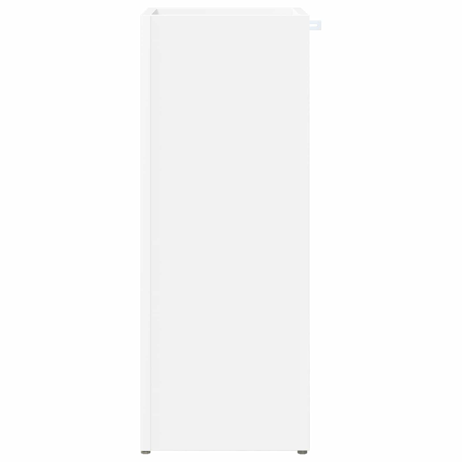 Paraplu Standaard Met Opslag Wit 25 X 24,5 X 64 Cm Bewerkt Hout