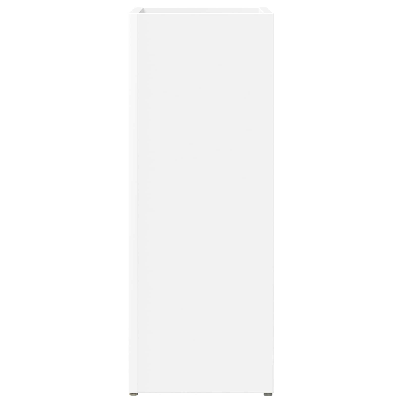 Paraplu Standaard Met Opslag Wit 25 X 24,5 X 64 Cm Bewerkt Hout