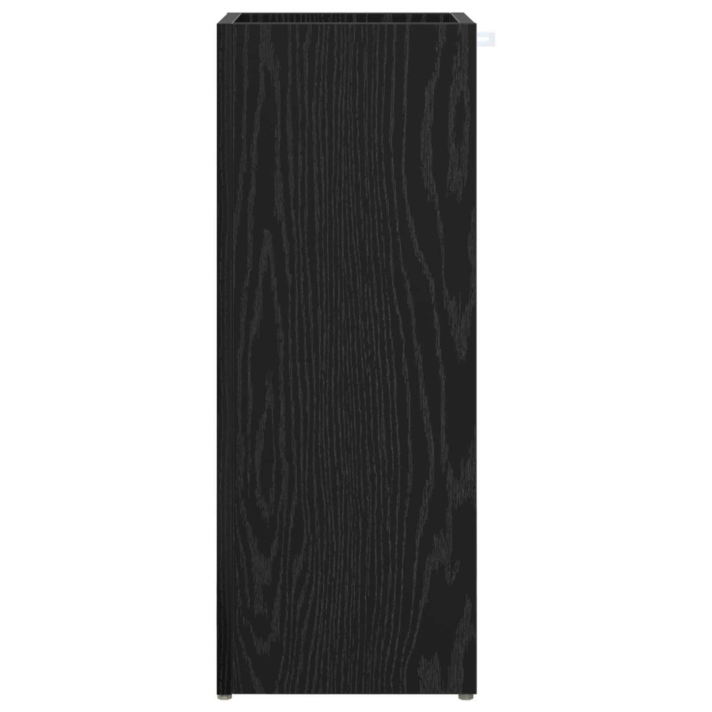 Paraplu Standaard Zwart Eiken 25 x 24,5 x 64 cm Bewerkt hout