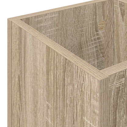 Paraplu Standaard Sonoma Eiken 25 x 24,5 x 64 cm Bewerkt hout