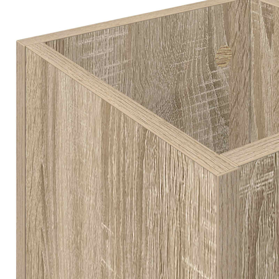 Paraplu Standaard Sonoma Eiken 25 x 24,5 x 64 cm Bewerkt hout