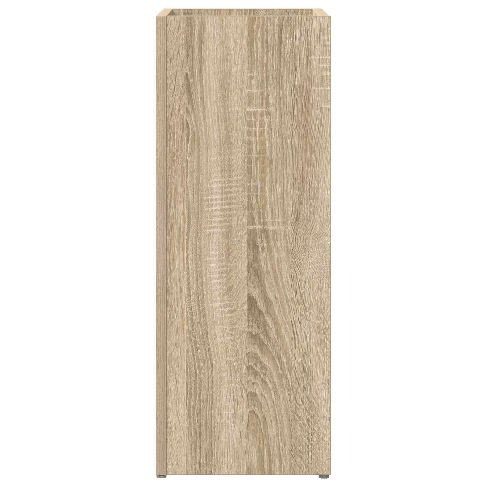 Paraplu Standaard Sonoma Eiken 25 x 24,5 x 64 cm Bewerkt hout