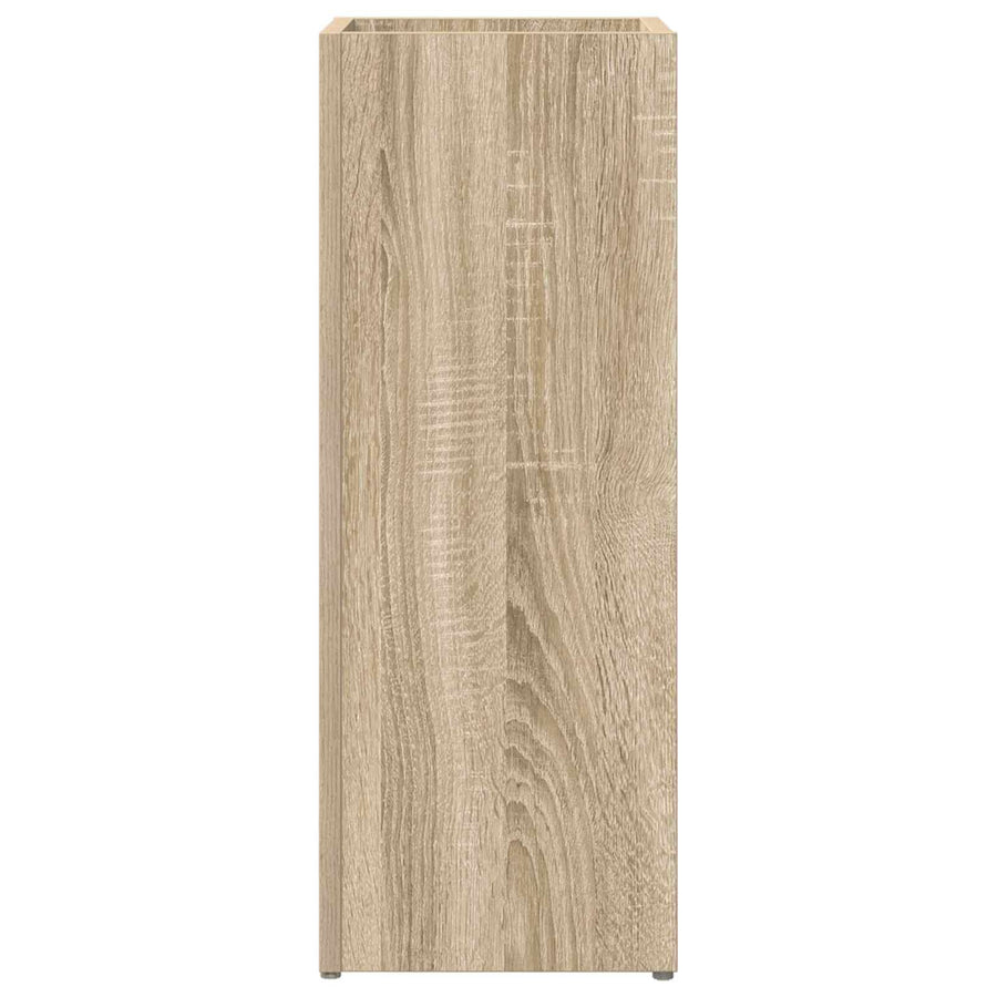 Paraplu Standaard Sonoma Eiken 25 x 24,5 x 64 cm Bewerkt hout