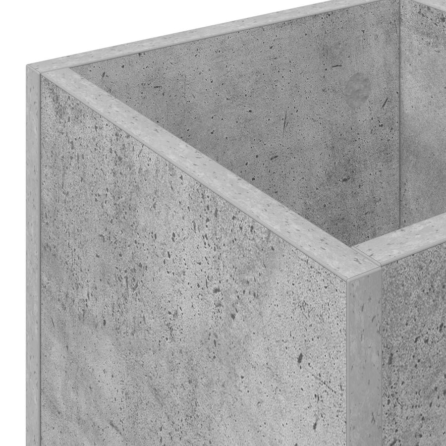 Paraplu Standaard Beton Grijs 25 x 24,5 x 64 cm Bewerkt hout