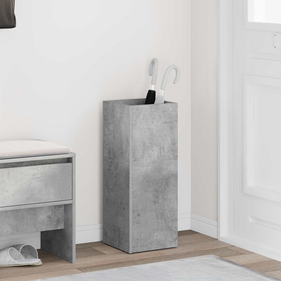 Paraplu Standaard Beton Grijs 25 x 24,5 x 64 cm Bewerkt hout