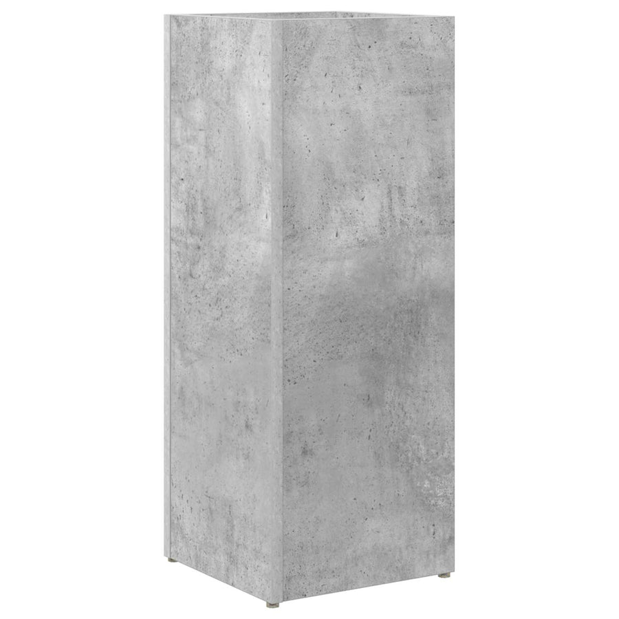 Paraplu Standaard Beton Grijs 25 x 24,5 x 64 cm Bewerkt hout