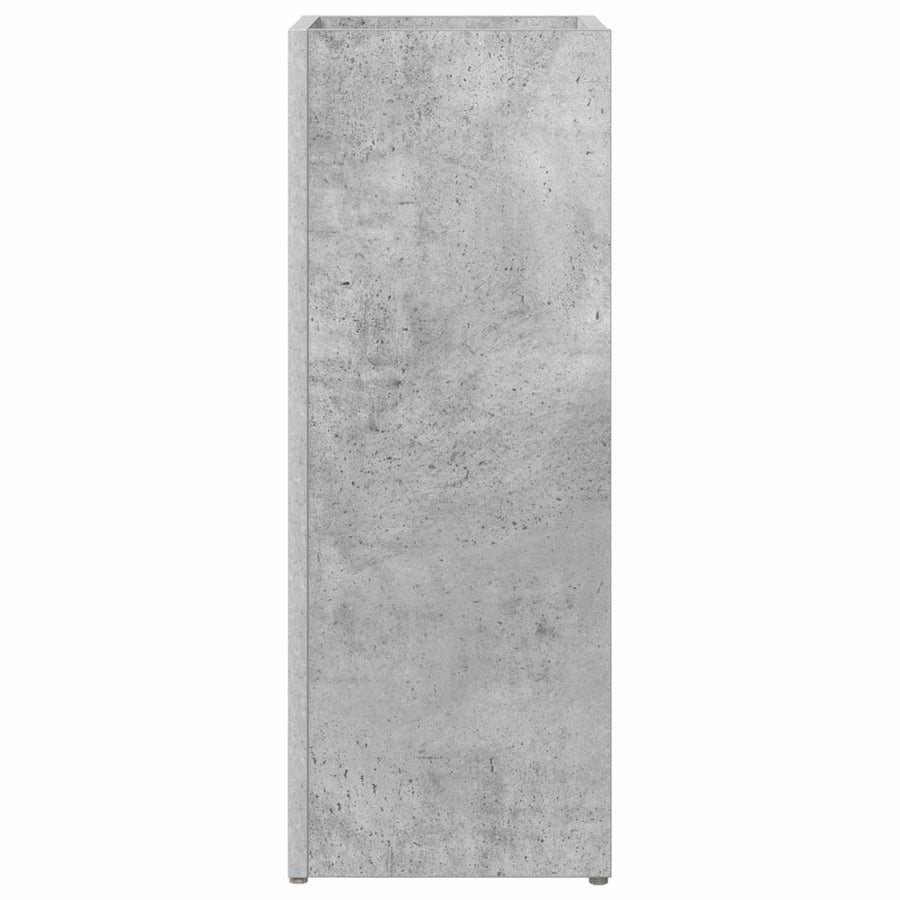 Paraplu Standaard Beton Grijs 25 x 24,5 x 64 cm Bewerkt hout