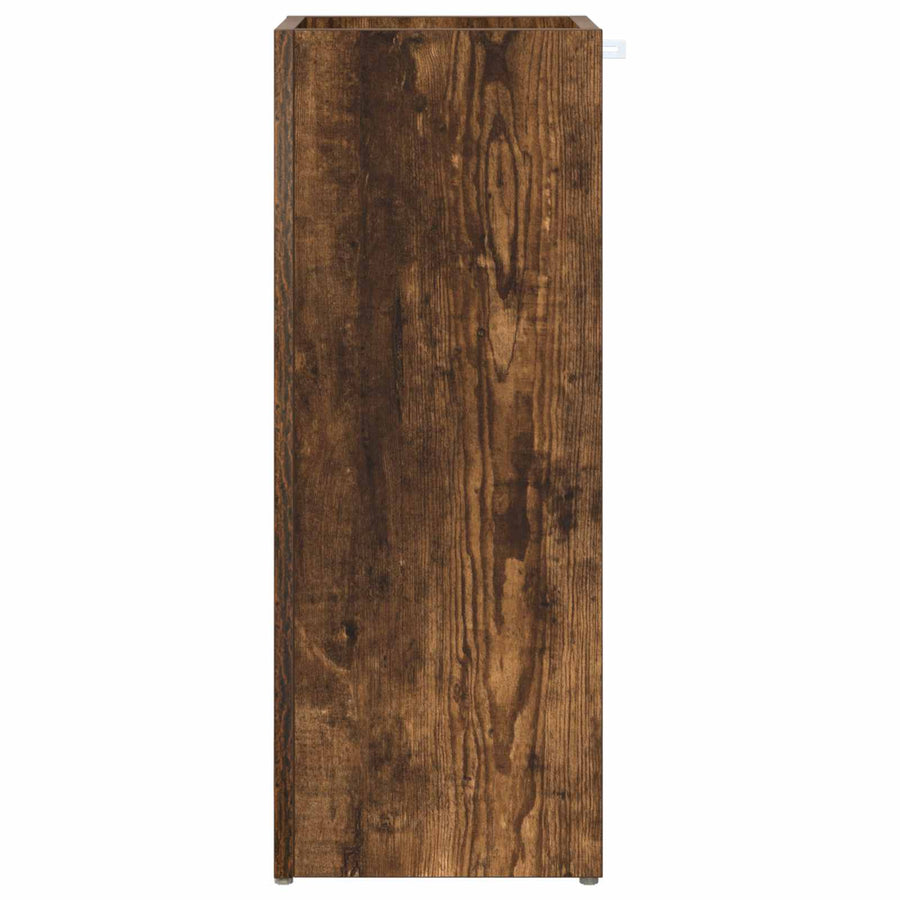 Paraplu Standaard Gerookt eiken 25 x 24,5 x 64 cm Bewerkt hout