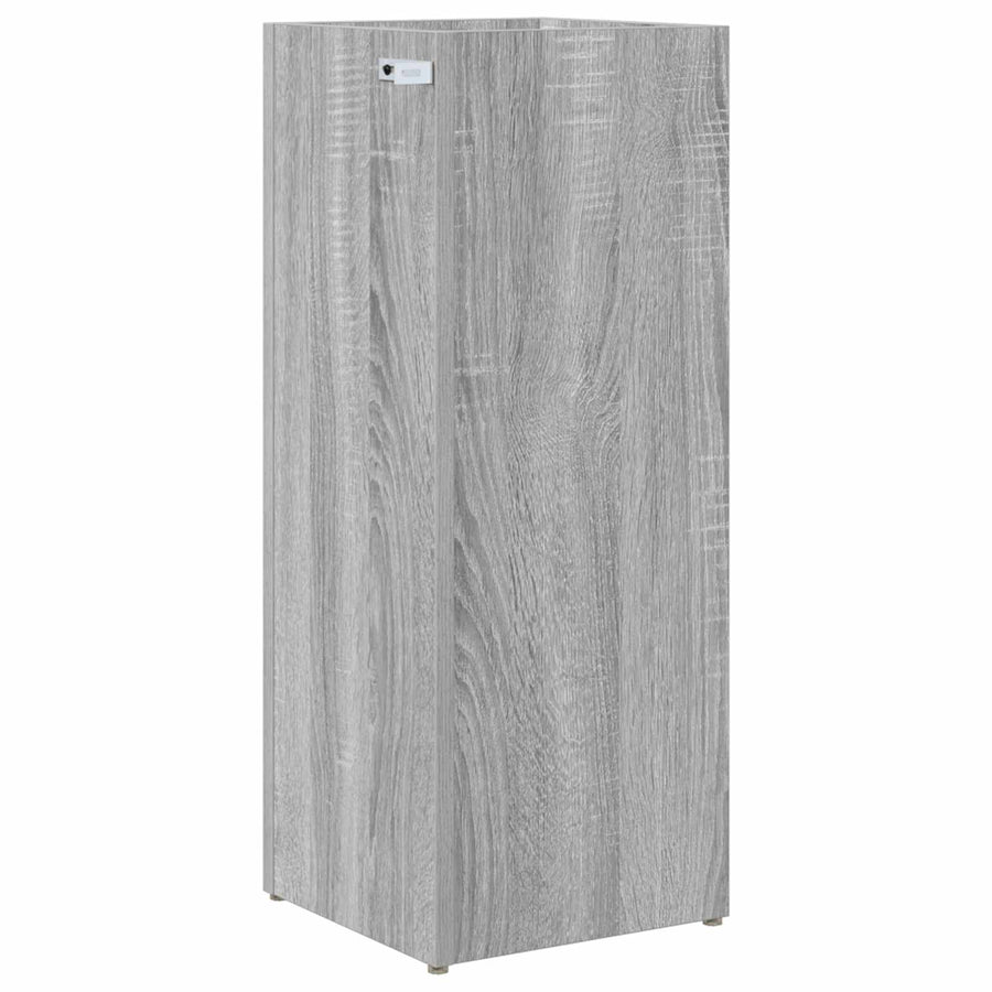 Paraplu Standaard Grijs Sonoma 25 x 24,5 x 64 cm Bewerkt hout