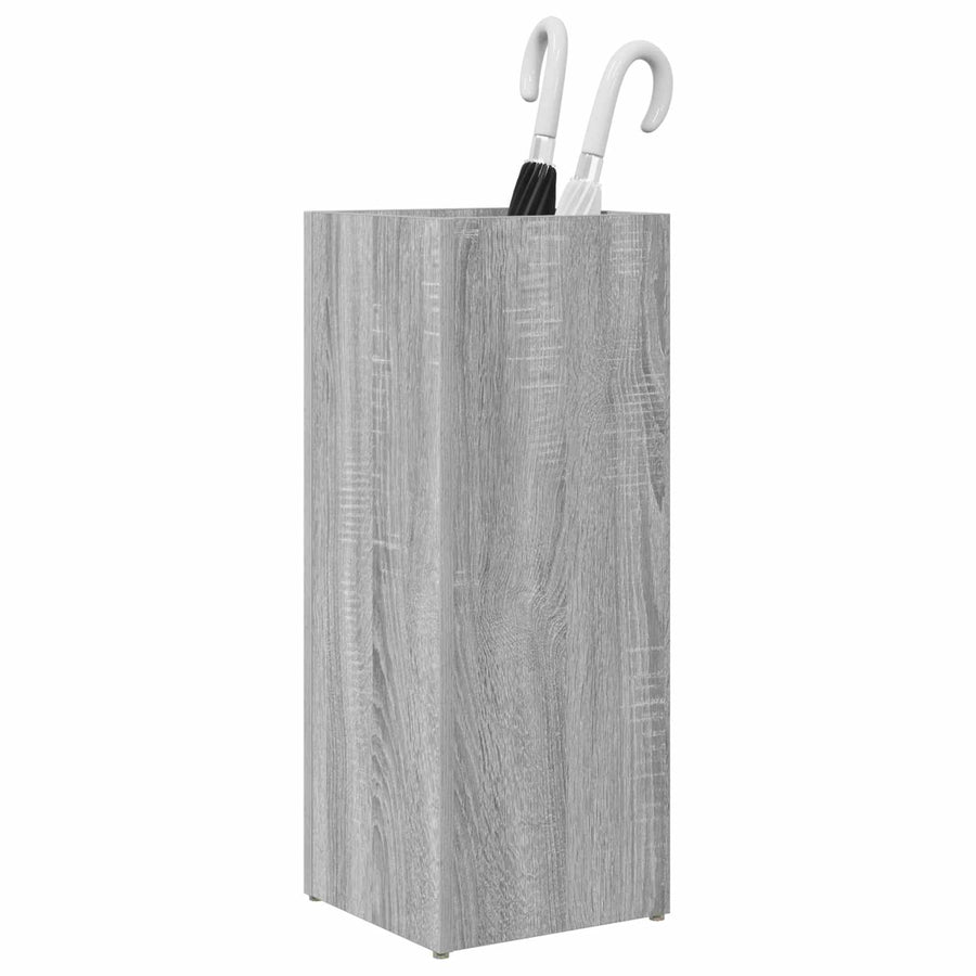 Paraplu Standaard Grijs Sonoma 25 x 24,5 x 64 cm Bewerkt hout