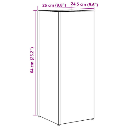 Paraplu Standaard Artisan Eiken 25 x 24,5 x 64 cm Bewerkt hout