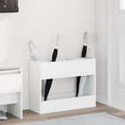 Paraplustandaard 65x24x50 cm wit bewerkt hout